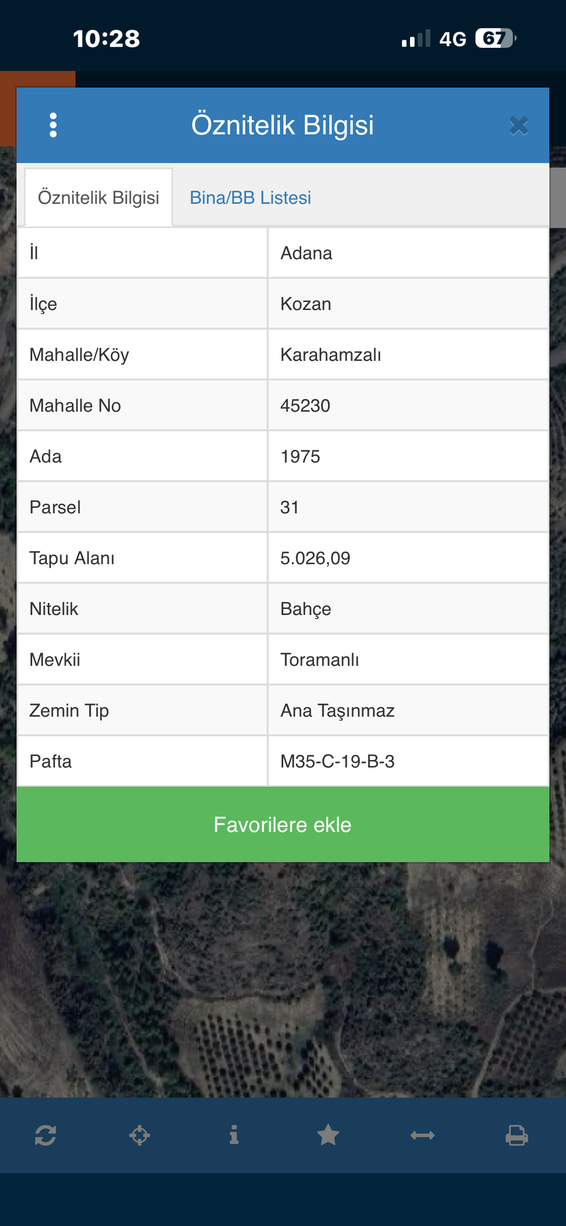 Karahamzalıda satılık bahçe